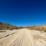 Looking back into the Hapana flats.