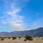 A partial view of the Santa Rosa mountains.
